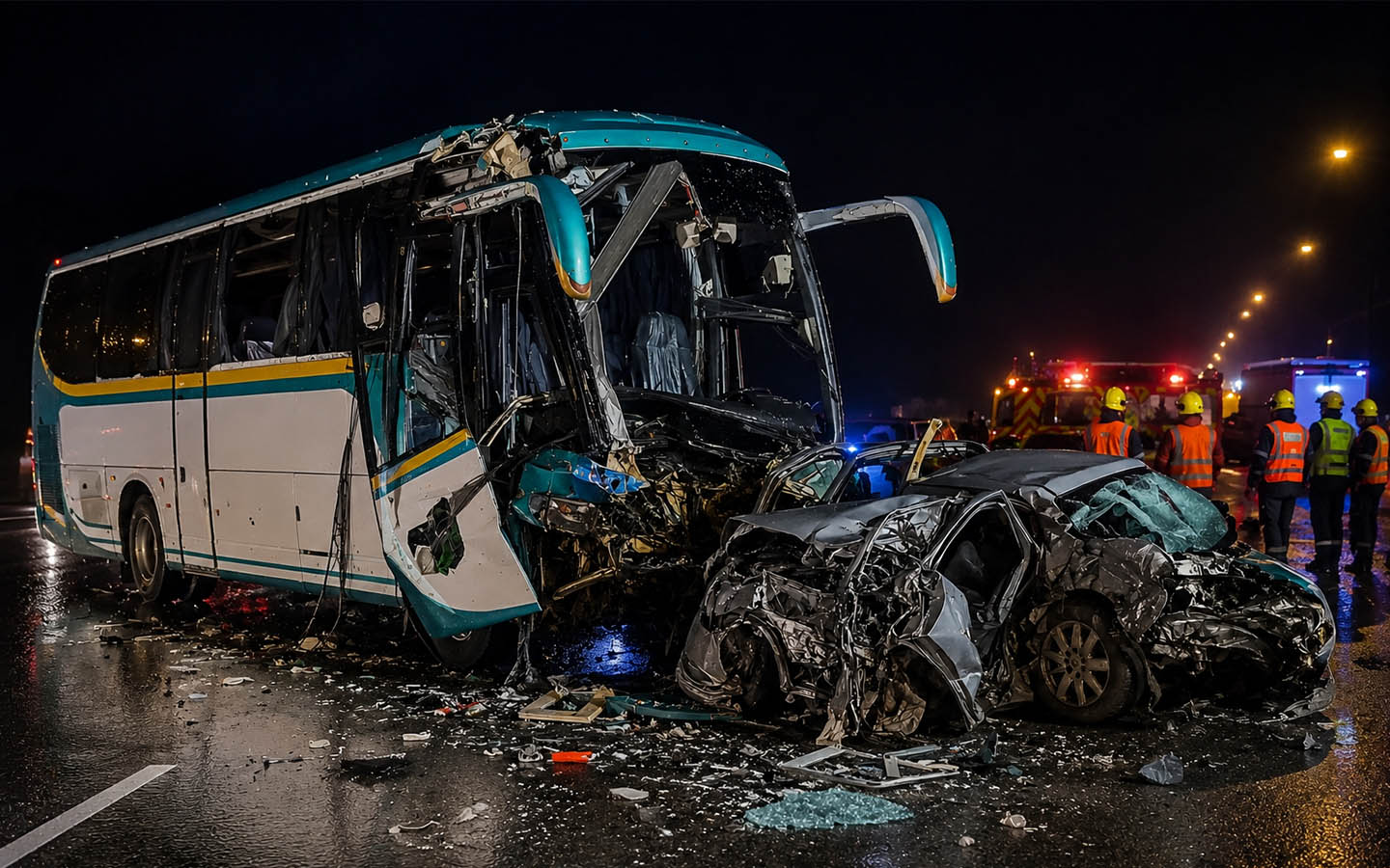 Vehículos involucrados en accidente de tránsito en El Tambo, Cañar, el 30 de agosto de 2026