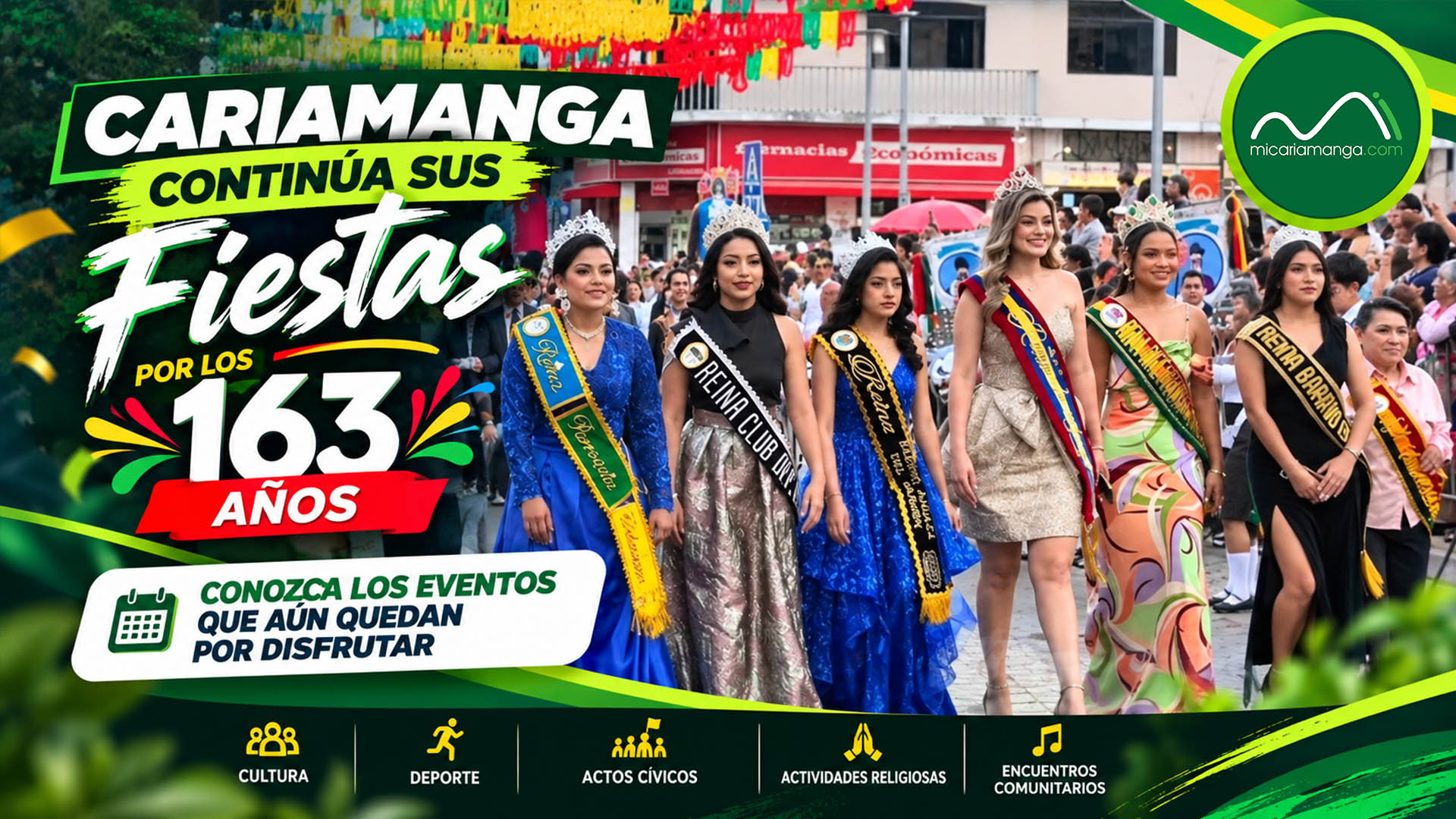 Cariamanga mantiene una amplia agenda durante octubre