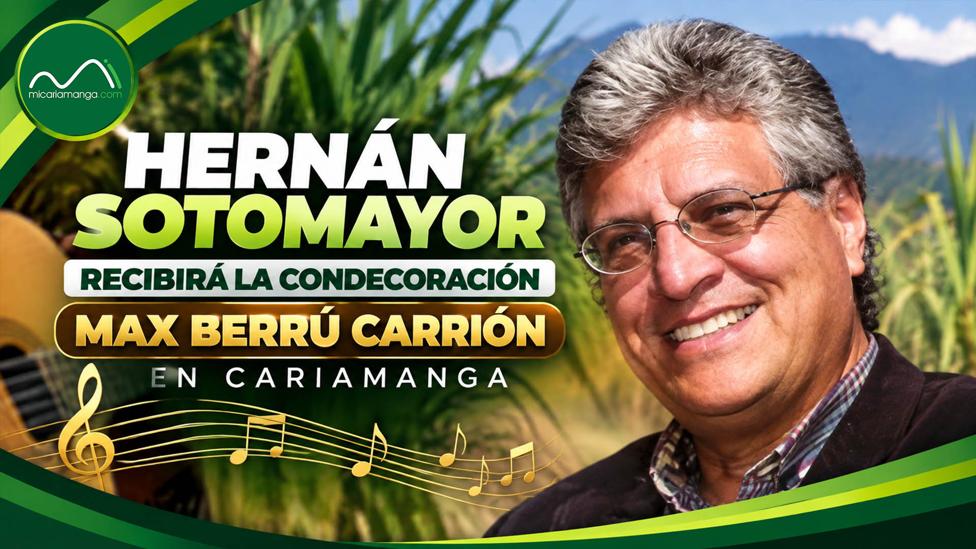Hernán Sotomayor Veintimilla, compositor lojano que recibirá la Condecoración Max Berrú Carrión en Cariamanga