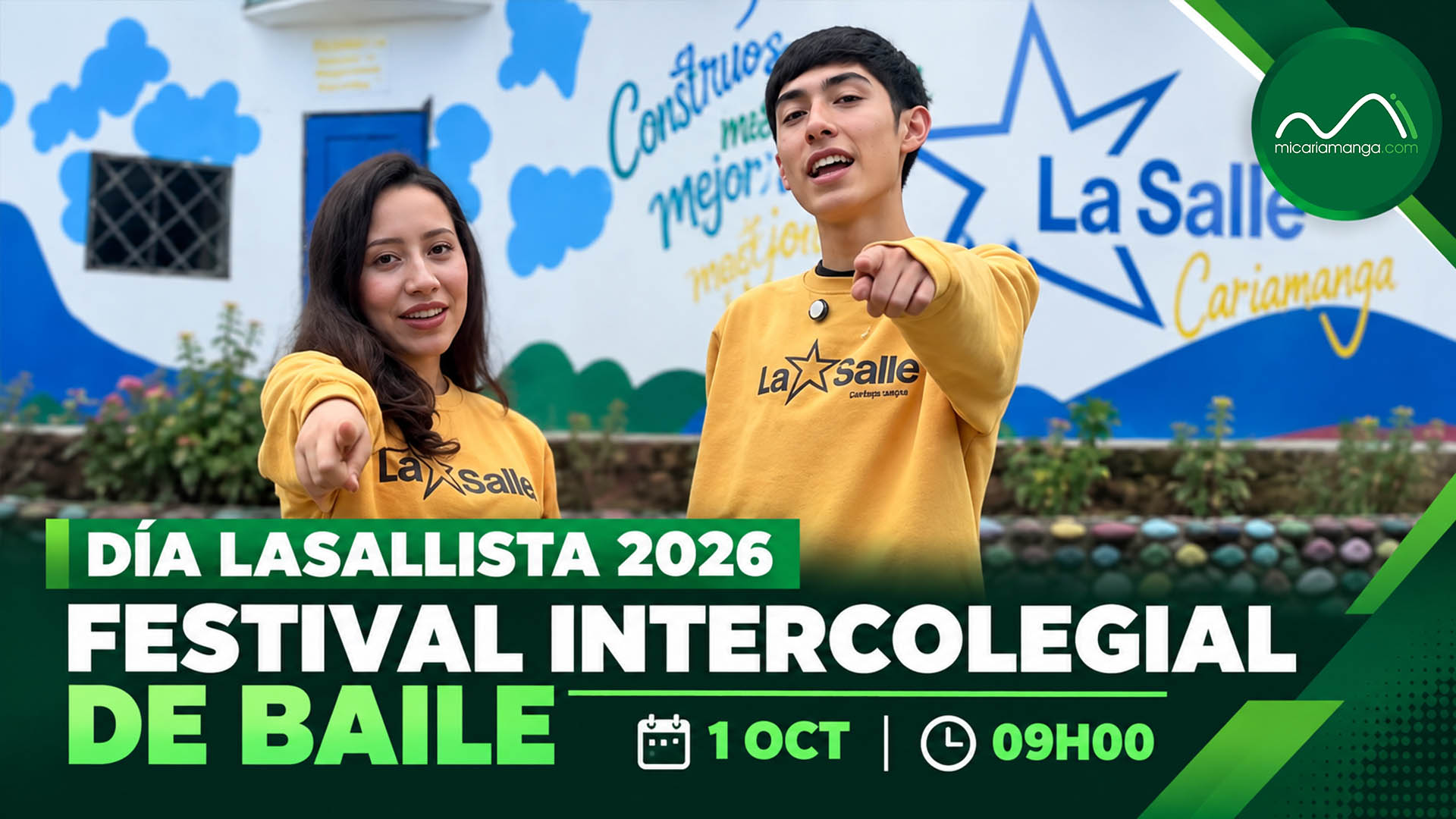 Festival Intercolegial de Baile anunciado por La Salle Cariamanga para el Día Lasallista 2026