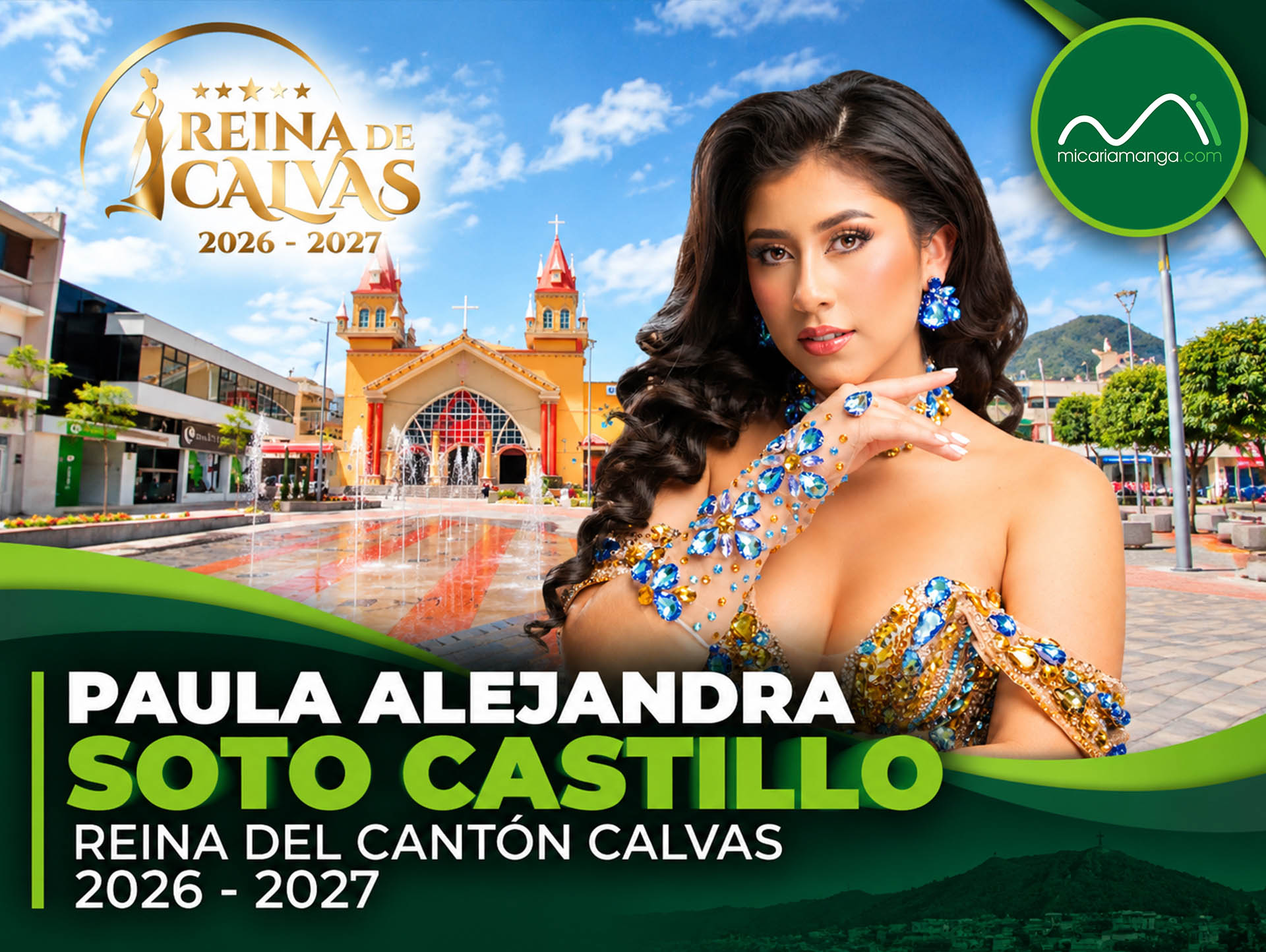 Paula Alejandra Soto Castillo, Reina del cantón Calvas 2026-2027